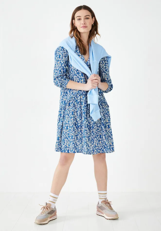 Dresses Women Hush Victoria Mini Dress Watercolour Floral Blue