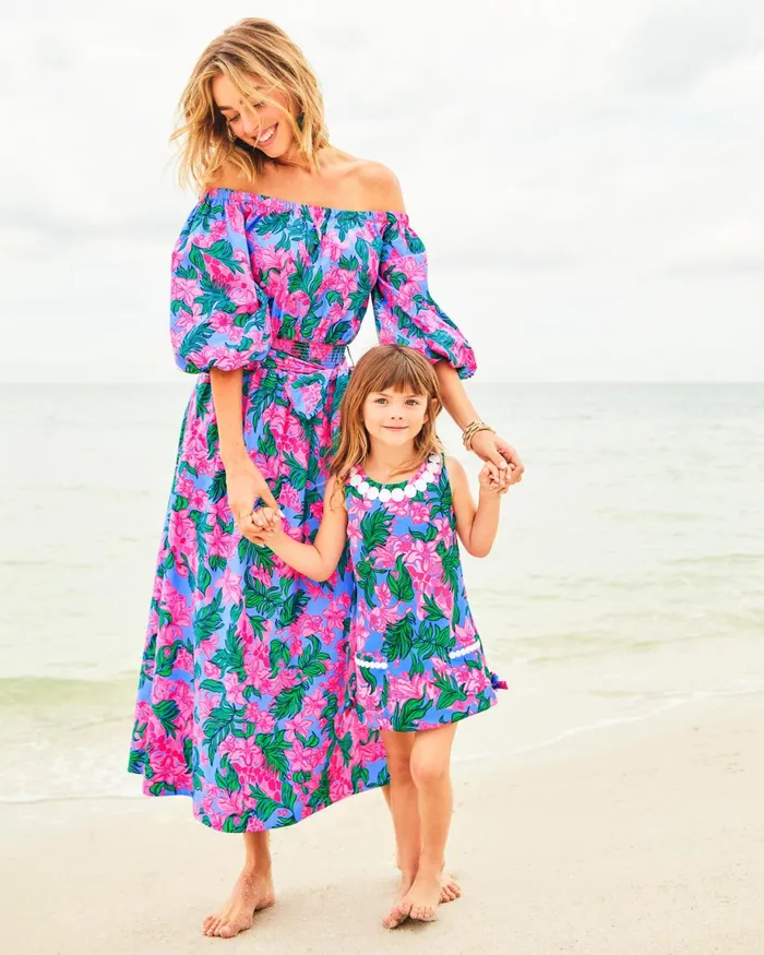 Dresses Women Lilly Pulitzer Cath Dress Aegean Navy Beach Path Dresses Women Lilly Pulitzer Cath Dress Aegean Navy Beach Path