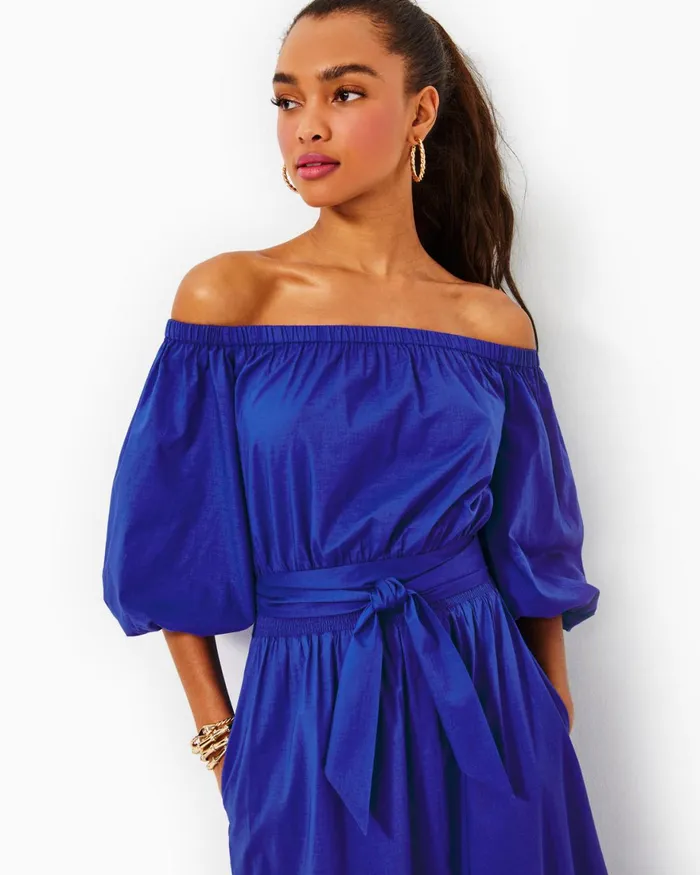 Dresses Women Lilly Pulitzer Cath Dress Aegean Navy Beach Path Dresses Women Lilly Pulitzer Cath Dress Aegean Navy Beach Path