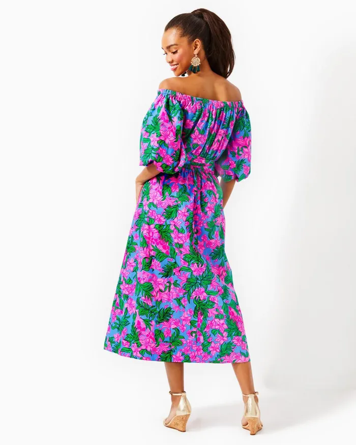 Dresses Women Lilly Pulitzer Cath Dress Aegean Navy Beach Path Dresses Women Lilly Pulitzer Cath Dress Aegean Navy Beach Path