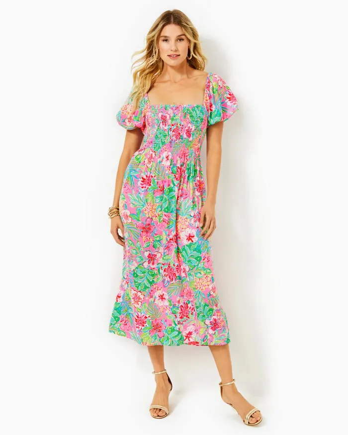 Dresses Women Lilly Pulitzer Joellane Tiered Maxi Dress Aegean Navy Calypso Coast Dresses Women Lilly Pulitzer Joellane Tiered Maxi Dress Aegean Navy Calypso Coast