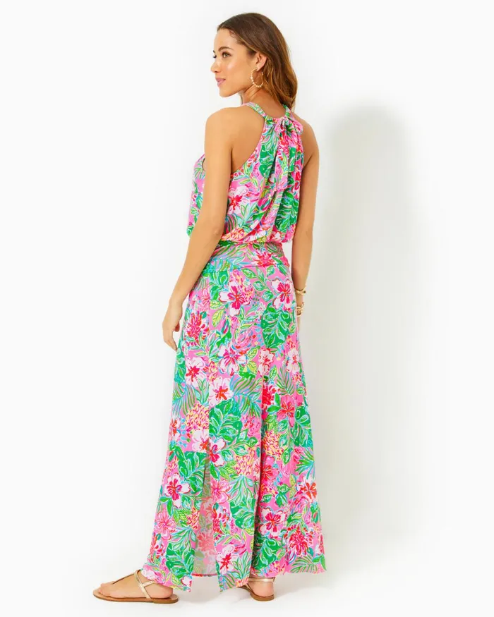 Dresses Women Lilly Pulitzer Joellane Tiered Maxi Dress Aegean Navy Calypso Coast Dresses Women Lilly Pulitzer Joellane Tiered Maxi Dress Aegean Navy Calypso Coast