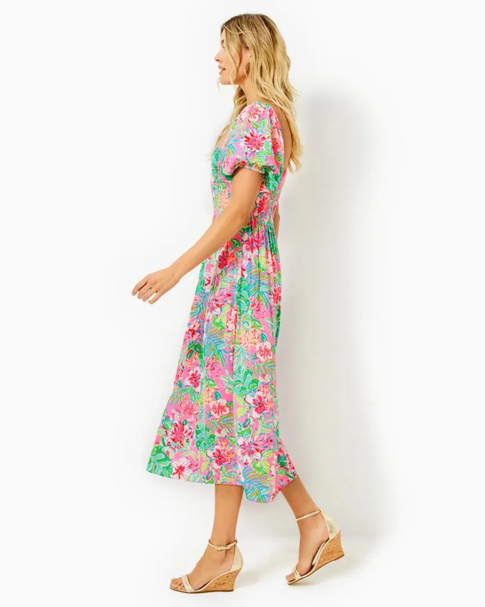 Dresses Women Lilly Pulitzer Joellane Tiered Maxi Dress Aegean Navy Calypso Coast Dresses Women Lilly Pulitzer Joellane Tiered Maxi Dress Aegean Navy Calypso Coast