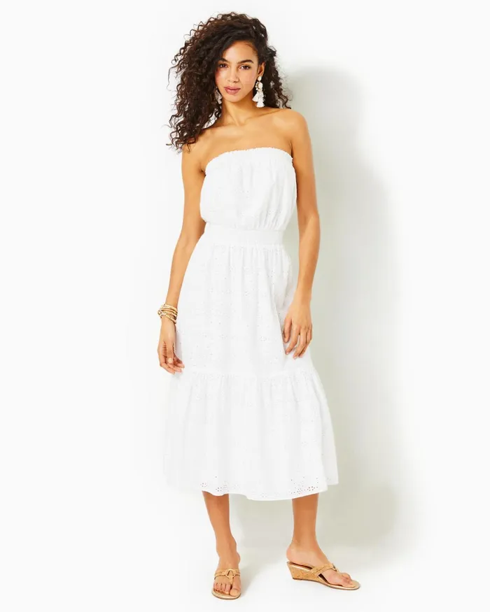 Dresses Women Lilly Pulitzer Joellane Tiered Maxi Dress Aegean Navy Calypso Coast Dresses Women Lilly Pulitzer Joellane Tiered Maxi Dress Aegean Navy Calypso Coast