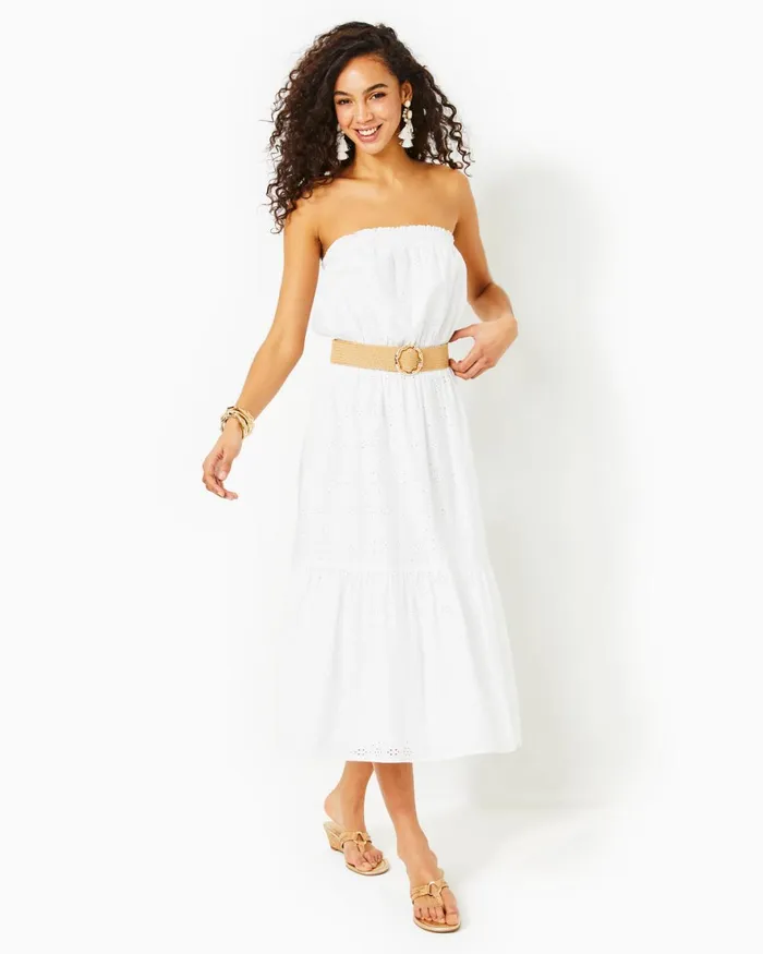Dresses Women Lilly Pulitzer Joellane Tiered Maxi Dress Aegean Navy Calypso Coast Dresses Women Lilly Pulitzer Joellane Tiered Maxi Dress Aegean Navy Calypso Coast