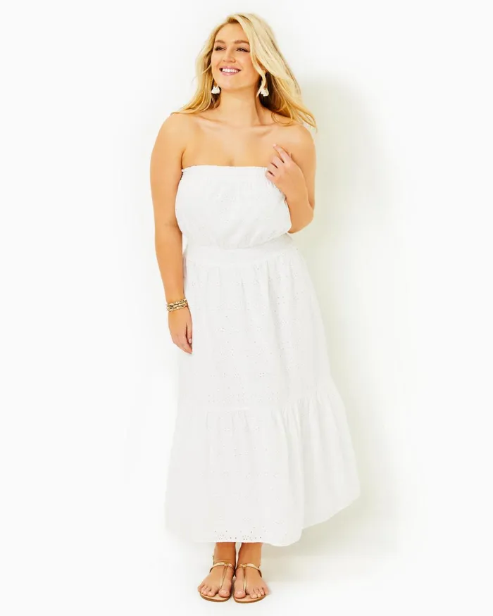 Dresses Women Lilly Pulitzer Joellane Tiered Maxi Dress Aegean Navy Calypso Coast Dresses Women Lilly Pulitzer Joellane Tiered Maxi Dress Aegean Navy Calypso Coast