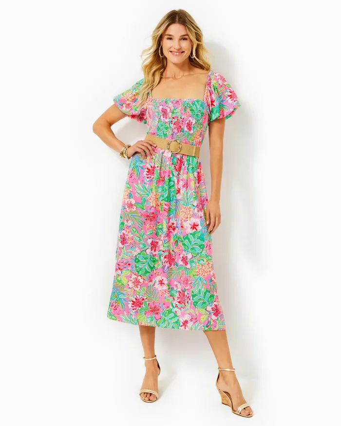 Dresses Women Lilly Pulitzer Joellane Tiered Maxi Dress Aegean Navy Calypso Coast Dresses Women Lilly Pulitzer Joellane Tiered Maxi Dress Aegean Navy Calypso Coast
