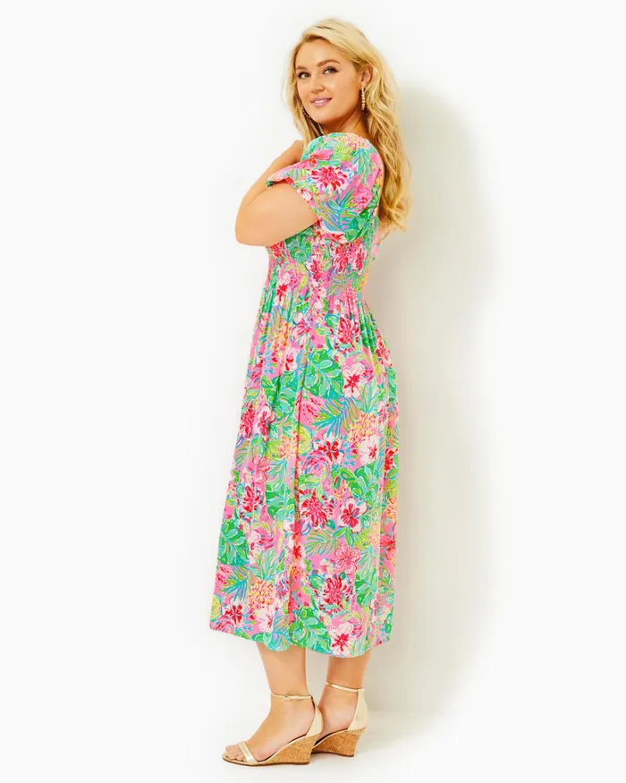 Dresses Women Lilly Pulitzer Joellane Tiered Maxi Dress Aegean Navy Calypso Coast Dresses Women Lilly Pulitzer Joellane Tiered Maxi Dress Aegean Navy Calypso Coast