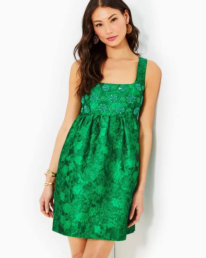 Dresses Women Lilly Pulitzer Knoxlie Dress Resort White Organza Bloom Jacquard Dresses Women Lilly Pulitzer Knoxlie Dress Resort White Organza Bloom Jacquard
