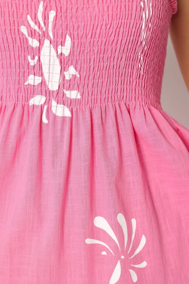 Dresses Women Sarelle Midi Dress 8211 Hot Pink Hot Pink petalandpup