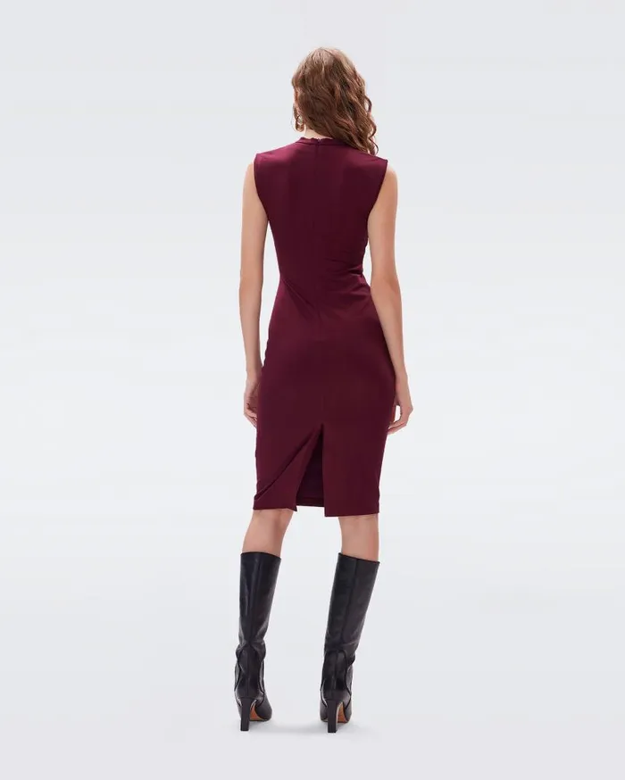 DVF Dresses Women Darrius Dress Wine Pink DVF Dresses Women Darrius Dress Wine Pink