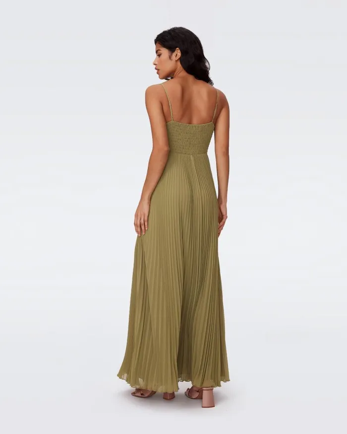DVF Dresses Women Ima Dress Olive Green