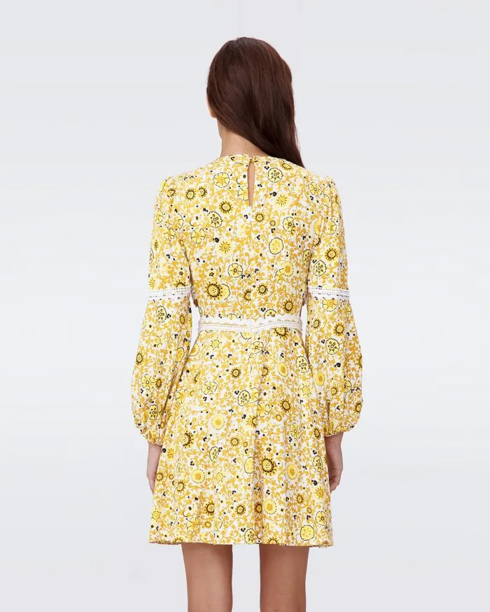 DVF Dresses Women Kimmie Dress Goldenrod