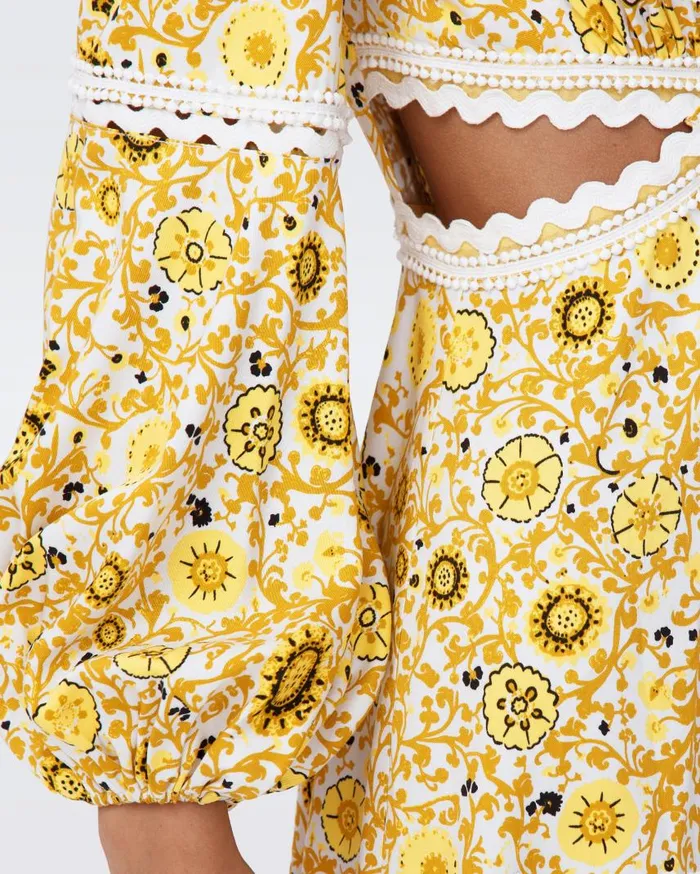 DVF Dresses Women Kimmie Dress Goldenrod