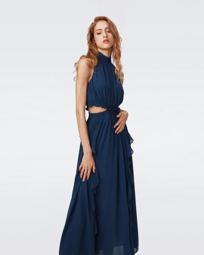 DVF Dresses Women Rob Dress Perfect Navy