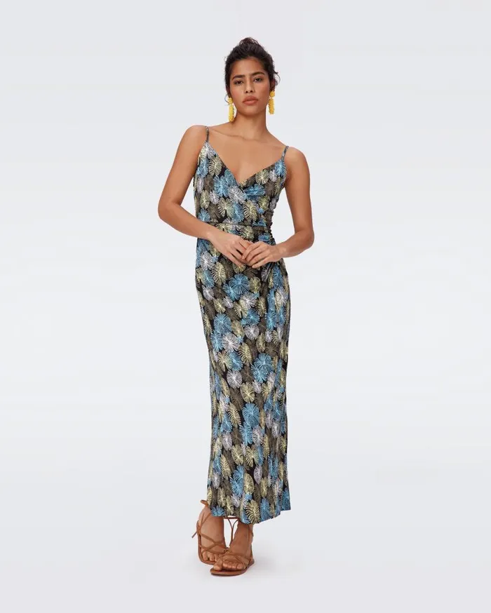 DVF Dresses Women Saavya Dress Tiny Fireworks Black