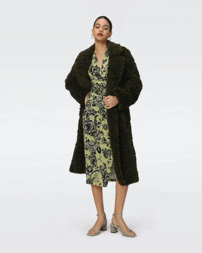DVF Jackets and Coats Women Melanie Coat Olive