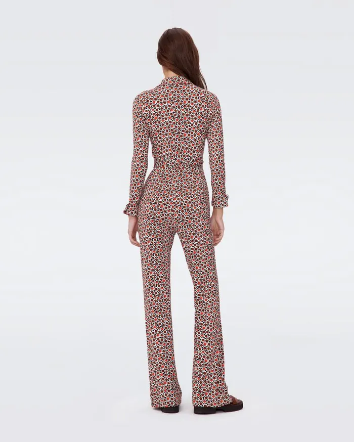 DVF Jumpsuits and Rompers Women Michelle Jumpsuit Pebbles Red