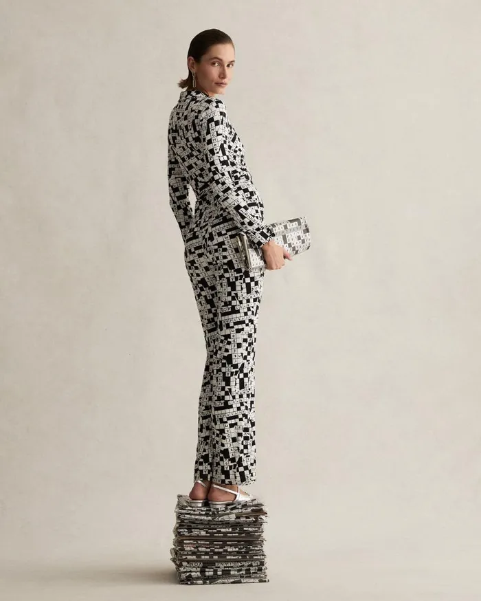 DVF Jumpsuits and Rompers Women Michelle Jumpsuit Tiny Dvf 50th Crossword Ivory