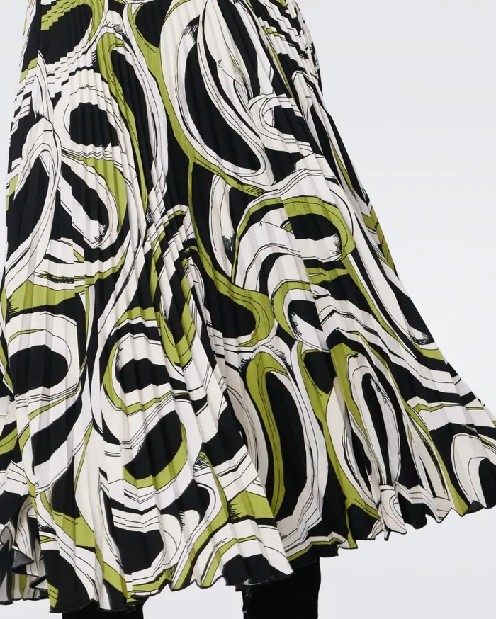 DVF Skirts Women Mykola Skirt Huge Cassette Tape Shadow Green