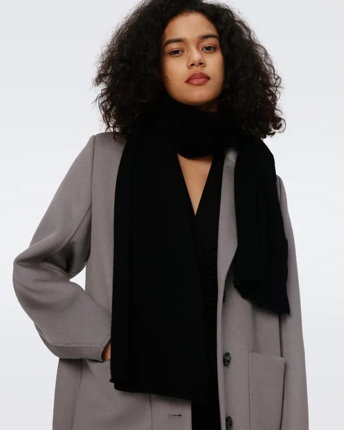 DVF Sweaters and Knits Women Cleo WoolCashmere Scarf Black