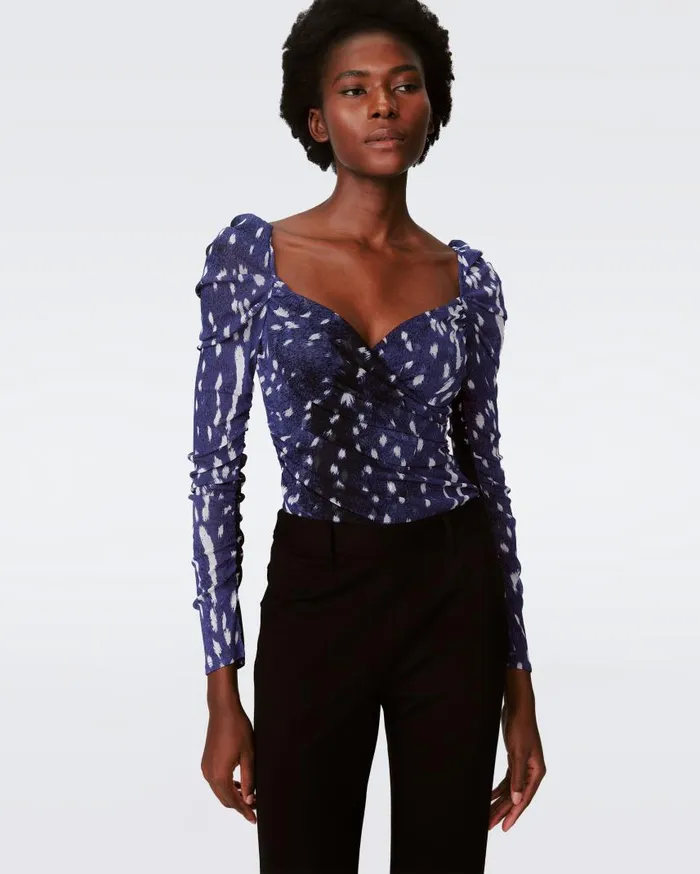DVF Tops Women Ash Top Fawn Perfect Navy