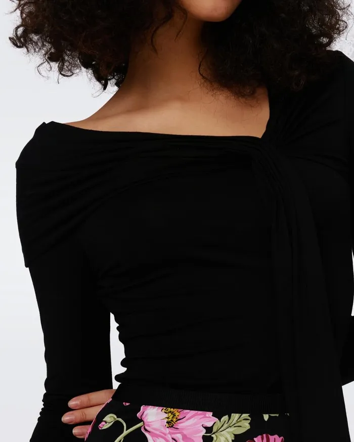 DVF Tops Women Twila Top Black