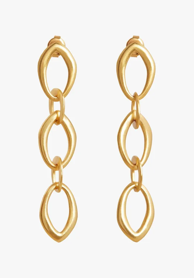Earrings Women Hush Dia Chain Earrings Gold
