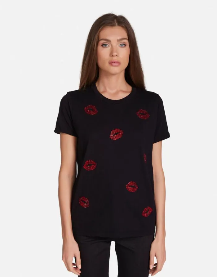 Edda Crystal Kisses Black Women Lauren Moshi Short Sleeve