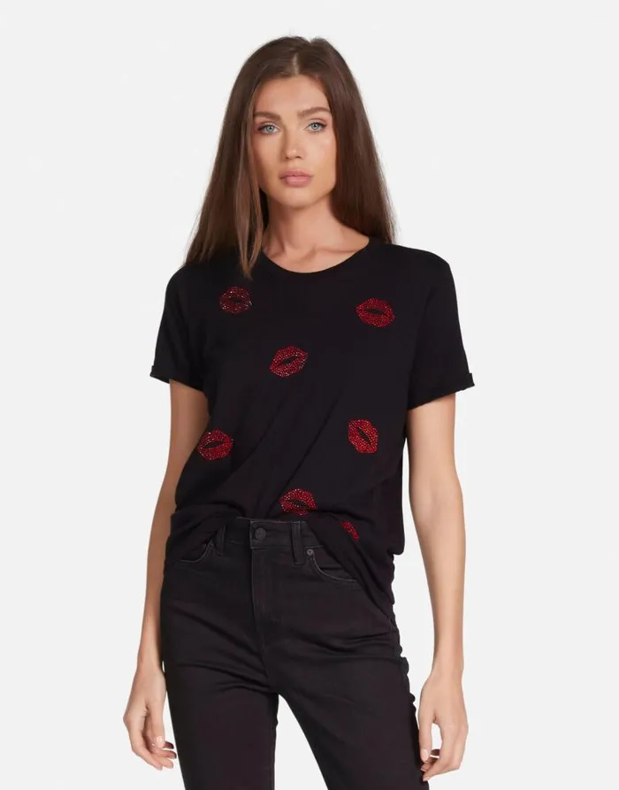 Edda Crystal Kisses Black Women Lauren Moshi Short Sleeve
