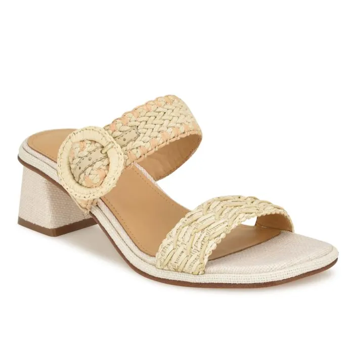 Emerey Woven Slide Sandals Natural Women Nine West Sandals Emerey Woven Slide Sandals Natural Women Nine West Sandals