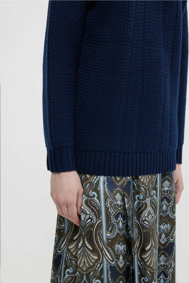 Emilia Wickstead Combey Knit In Navy Cashfeel Women Knitwear
