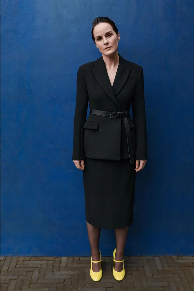 Emilia Wickstead Lorinda Pencil Skirt In Black Double Crepe Women Skirts