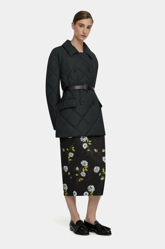 Emilia Wickstead Sophica Black Puffer Quilted Jacket Women Jackets And Coats Emilia Wickstead Sophica Black Puffer Quilted Jacket Women Jackets And Coats