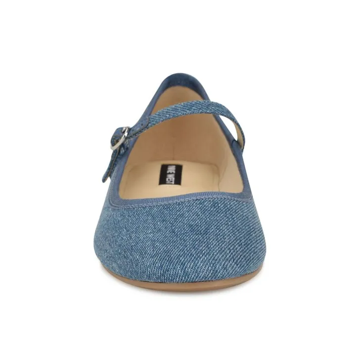 Ewind Mary Jane Ballet Flats Denim Women Nine West Flats Ewind Mary Jane Ballet Flats Denim Women Nine West Flats