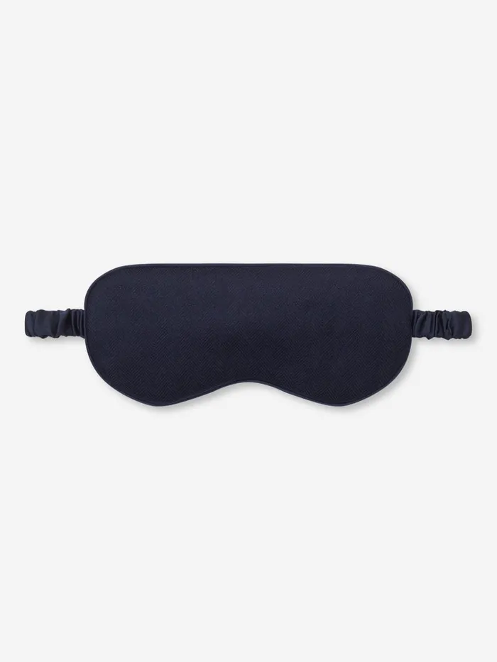 Eye Masks MenWomen Derek Rose Eye Mask Duke Cashmere Navy
