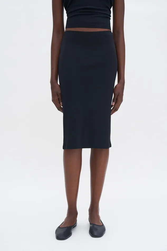 filippak Skirts Women Jersey Skirt Black