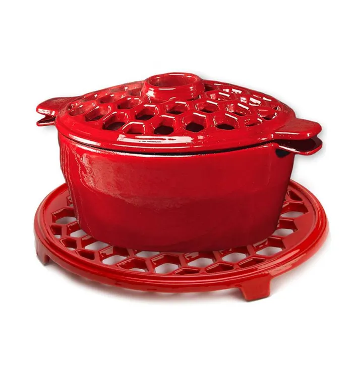 Fireplace and Hearth Cast Iron Lattice Steamers And Trivets Plow and Hearth Wood Stove Accessories Fireplace and Hearth Cast Iron Lattice Steamers And Trivets Plow and Hearth Wood Stove Accessories