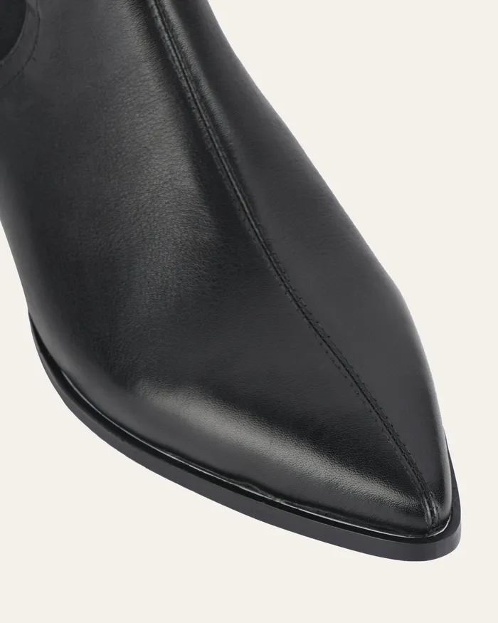 FLAT BOOTS Women jomercer River flat ankle boots black leather FLAT BOOTS Women jomercer River flat ankle boots black leather