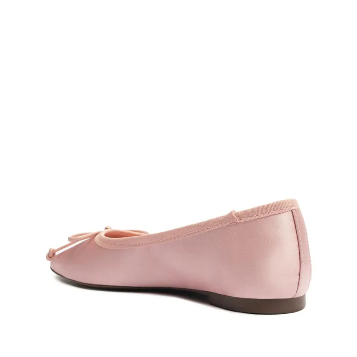 Flats Arissa Satin Flat Light Pink Schutz Shoes Ballerinas