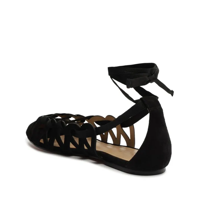 Flats Fedra Flat Black Schutz Shoes Ballerinas