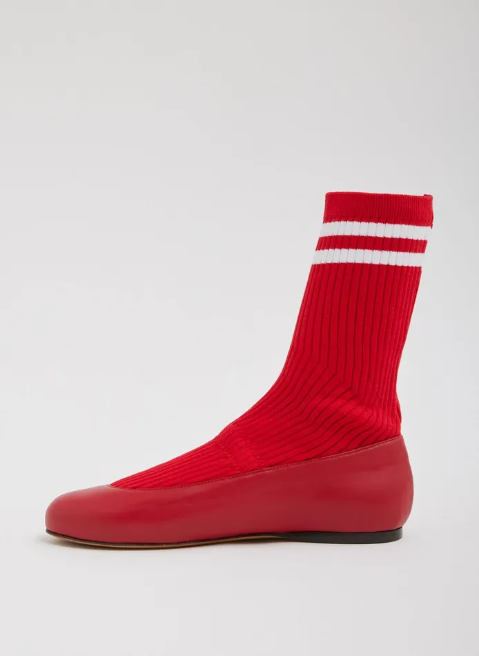 Flats Women Tibi Slouchy Ribbed Borg