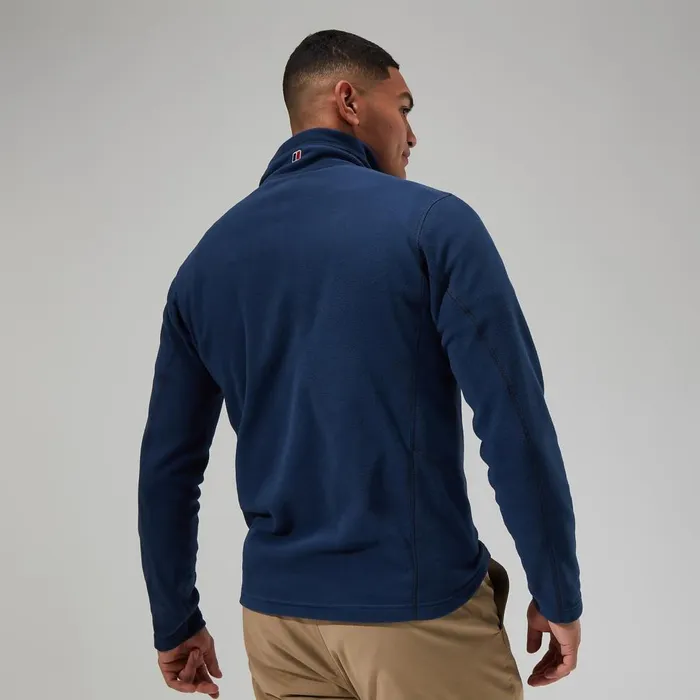 Fleece Men Berghaus Prism Micro Polartec Half Zip Fleece 8211 Dark Blue