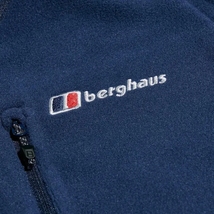 Fleece Men Berghaus Prism Micro Polartec Half Zip Fleece 8211 Dark Blue