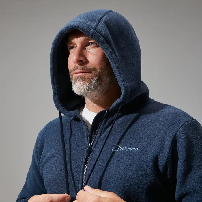 Fleece Men Berghaus Prism Polartec Hooded Jacket 8211 Dark Blue
