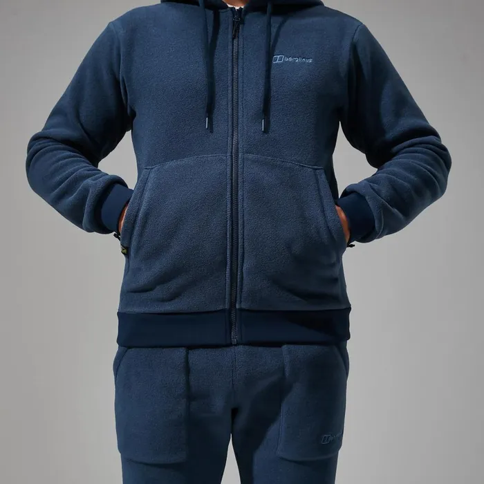 Fleece Men Berghaus Prism Polartec Hooded Jacket 8211 Dark Blue