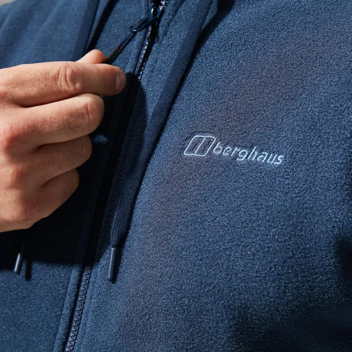 Fleece Men Berghaus Prism Polartec Hooded Jacket 8211 Dark Blue