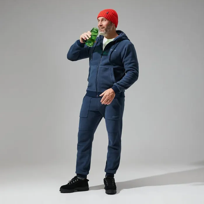 Fleece Men Berghaus Prism Polartec Hooded Jacket 8211 Dark Blue