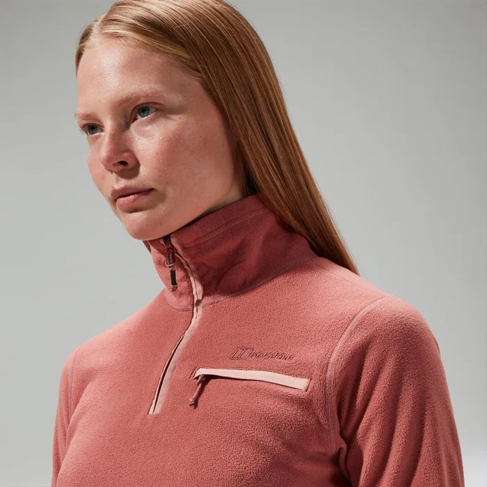 Fleece Women Berghaus Prism 20 Micro Half Zip Polartec Fleece Pink Fleece Women Berghaus Prism 20 Micro Half Zip Polartec Fleece Pink