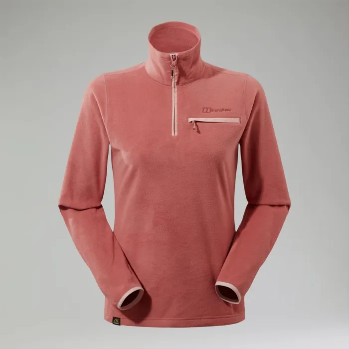 Fleece Women Berghaus Prism 20 Micro Half Zip Polartec Fleece Pink Fleece Women Berghaus Prism 20 Micro Half Zip Polartec Fleece Pink